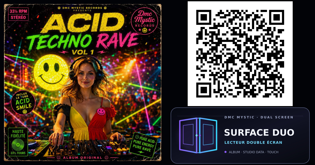Acid Techno Rave Vol 1 — SURFACE DUO — Dmc Mystic