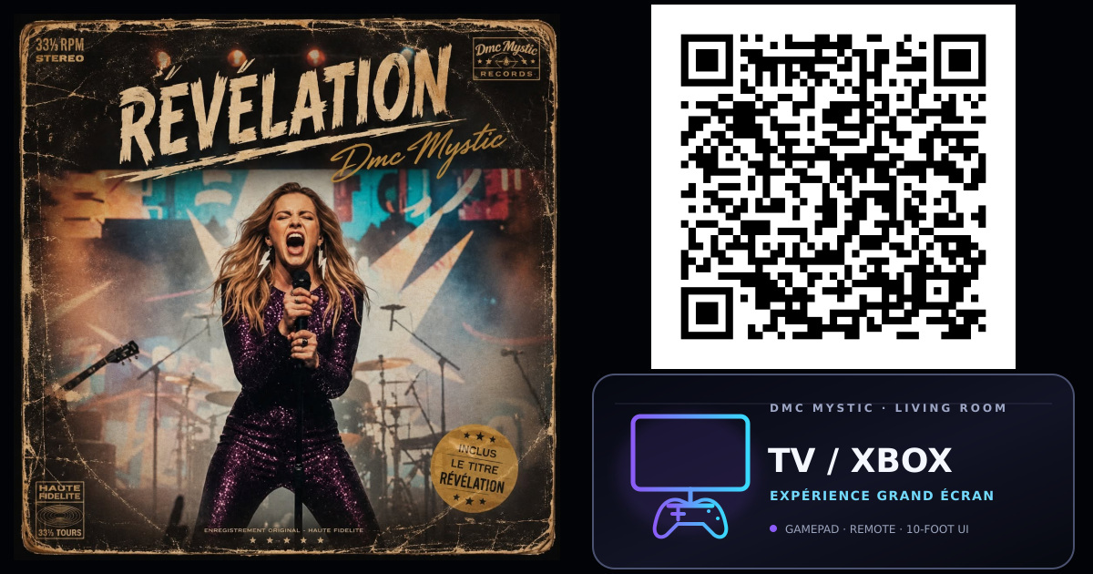 Révélations - Album musique française — TV / XBOX — Dmc Mystic