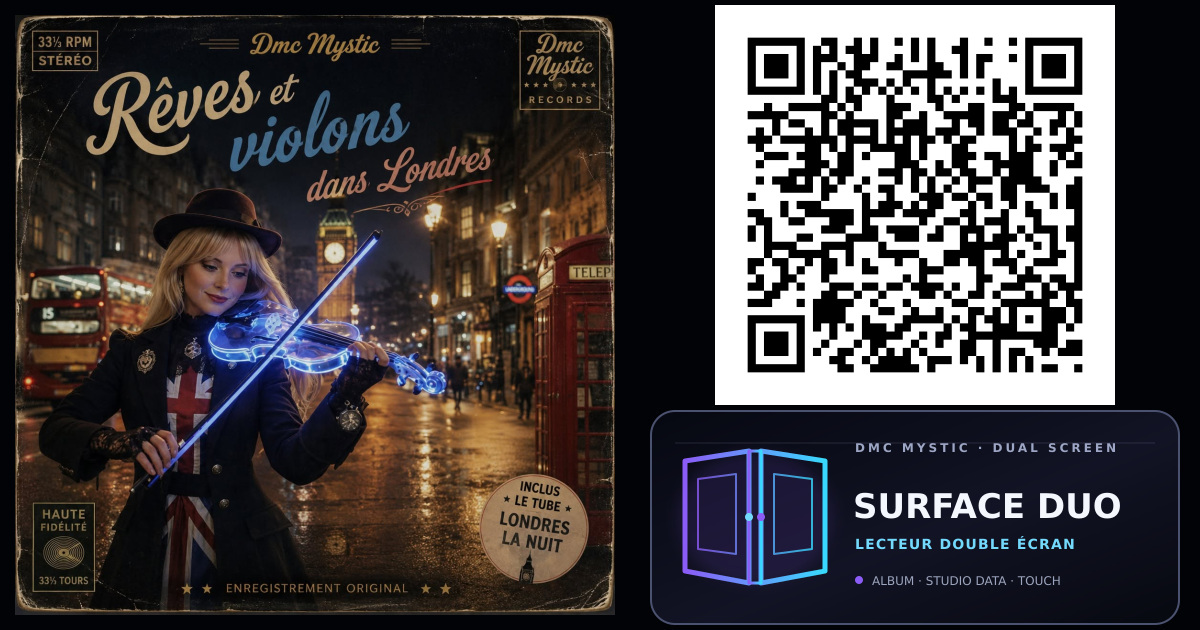 Rêves et violons dans Londres — SURFACE DUO — Dmc Mystic