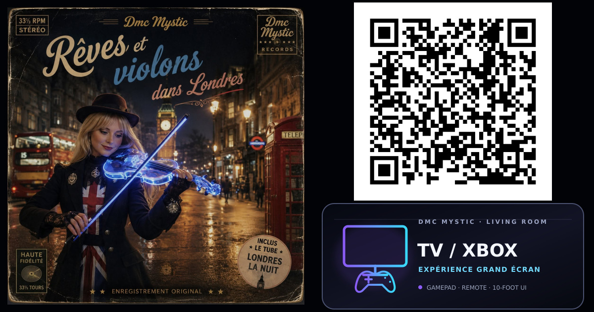 Rêves et violons dans Londres — TV / XBOX — Dmc Mystic