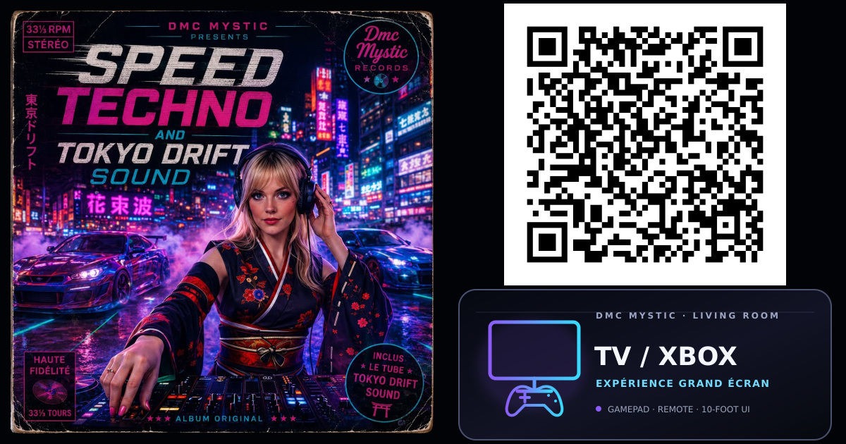 Speed Techno and Tokyo Drift sound — TV / XBOX — Dmc Mystic