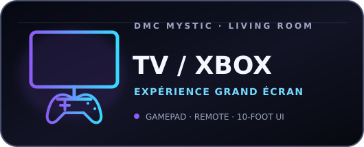 Mode de distribution TV / XBOX — Dmc Mystic